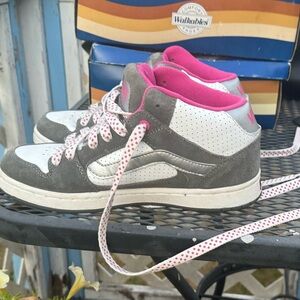 Vans Kaylyn Mid leather Grey/Pink size 9